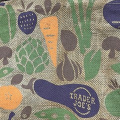 Trader Joe’s Jute Burlap Reusable Shopping Grocery Tote Bag