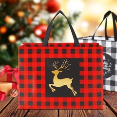 8 Pack Extra Large Christmas Gift Bags Reusable Tote Bags With Handle Nonwoven C