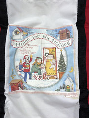 Gooseberry Patch Canvas Christmas Holiday Shopping Tote Bag