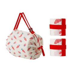 2PCS Travel Shoulder Bag Reusable Grocery Bags Foldable Shopping Bags Waterpr…