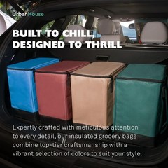 Extra Large Premium Reusable Insulated Cooler Bag with Heavy-Duty 4‑Layer Ins…