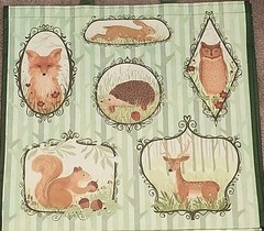 New TJ MAXX – Woodland Forest Animals – Large Reusable Shopping Tote Eco Bag