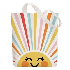 Canvas Tote Bag Sunlight Reusable Cotton Bag for Women, Durable Cloth Shoulde…