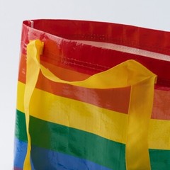 IKEA STORSTOMMA BAG Rainbow Reusable Bag