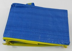 Frakta 20 Gal. Bag IKEA Tote 901.491.48 Zipper Handles Back Pack Storage Blue