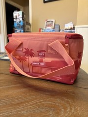 Trader Joe’s Authentic NEW WITH TAGS Mini Insulated Blue And Peach Coolers Bags