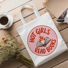 Book Lovers Gifts Canvas Tote Bag, Bookish Gifts Tote Bag for Women Reading L…