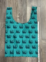 NWOT – BAGGU Blue/Green Elephant Reusable Bag