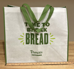 Panera BREAD X Large Catering Tote Reusable Grocery Shopping Bag 21″x18x12 CLEAN