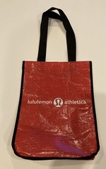 Lululemon Small Manifesto tote Reusable Shopping Bag 9×12” No Snap
