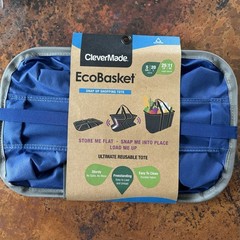 CleverMade Eco Basket Snap Up Shopping Tote 20 L – NEW