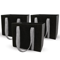 Eco-Friendly Reusable Grocery Bags RECYCLED FROM 30 PLASTIC BOTTLES | Heavy-D…