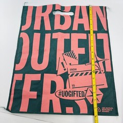 Urban Outfitters Reusable Fabric Shopping Tote Bag Recyable Green 18″ x 15″