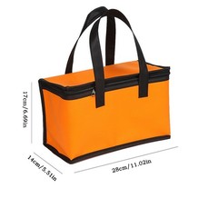Insulated Reusable Cooler Bag – Foldable Grocery/ Food Delivery Shopping Tote