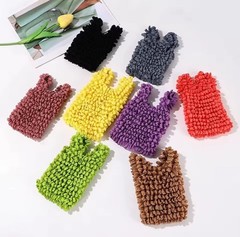 Stretchable Magic Bubble Bag Oversized Portable Shopping Tote Reusable Yellow