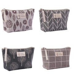 Shuiniba Portable Large Capacity Print Cosmetic Bag 1 Count (Pack of 1)