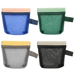 Radthary Small Auto-Close Mesh Bags, Mini Dark Blue&Dark Green&Gray&Black