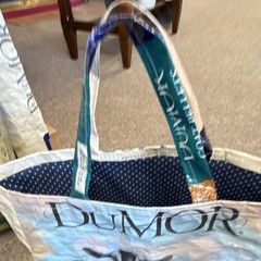 DUMOR Reusable Tote Bag Double Handles Animal Print Multicolor 1 Pack