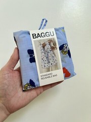 NEW! Baggu STANDARD BAG in “Ditzy Charms” Washable Recyc. Nylon SOLD OUT + RARE!