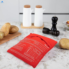 MyLifeUNIT Microwave Potato Bag, Baked Baking 10″ x 8″, Red