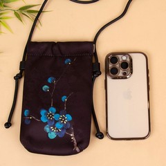 Stylish and simple drawstring change bag portable bundle messenger bag bag