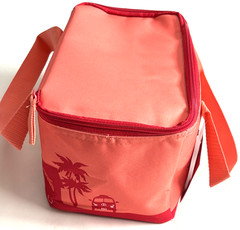 Trader Joe’s Mini Insulated Tote Cooler Bag 1.5-Gal Peach Lunch Travel Beach Bag