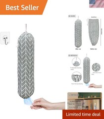 Durable Wall Mounted Plastic Bag Organizer – Adjustable, Breathable & Stylish