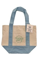 Trader Joe’s Foldable Mini Pastel Canvas Tote Bags Pastel Colors-Pink,Blue,Green