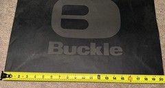 Buckle Reusable Cardboard Paper Shopping Bag Black Gift Clothing 20×16