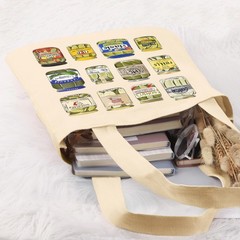 Pickle Jar Canvas Tote Bag Funny Aesthetic Vintage Bag For Women Utility Nove…