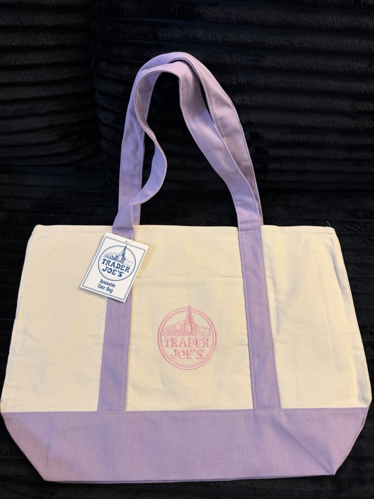 Trader Joe’s Reusable Lavender Tote Bag