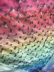 NEW Shopping Bag~HEART ❤️Earth World 🌎REUSABLE Tote Bag~PASTEL HEARTS ❣️