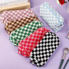 RAIHOMKIT 6 PCS Checkered Cosmetic Bags, Makeup Bags for