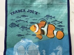 Trader Joe’s Recycled Ocean Plastic Reusable Shopping Tote Gift Bag