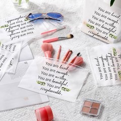 Reginary 50 Pcs Inspirational Gifts Bulk for Women Cosmetic white background
