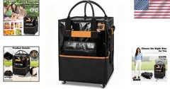 Multi-Functional Rolling Tote – 75L Capacity for Groceries, Storage & Travel