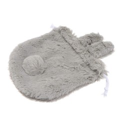 Lurrose Drawstring Makeup Bag: Bunny Cosmetic Bag 10×7 Inch (Pack of 1), Grey
