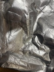 Athleta Metallic Silver Reusable Shopping Tote Bag