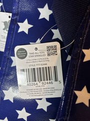 Reusable Shopping Bag Grocery Tote Laundry Bags 3 Eco Friendly 16 X 13 X 8