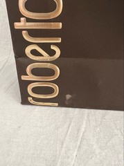 Roberto Cavalli Reusable Paper Shopping Bag Gift Rope Handle 9.5″ x 14″ x 4.5″