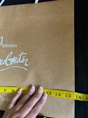 Christian Louboutin Paper Bag Beige 13″ x 15.5″ x 5.6″