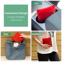 Allybag Foldable & Lightweight Reusable Grocery Bag, 3 Pack, Leopard and Porc…