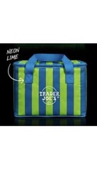 Trader Joe’s 2026 Mini Insulated Tote Summer Fun Ltd Edition Blue Striped New