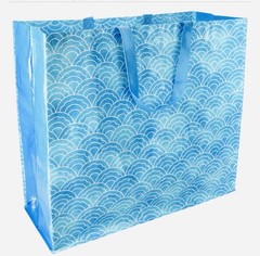 Juncture XXL Reusable Tote Bag, 1-ct 19×17 In Blue