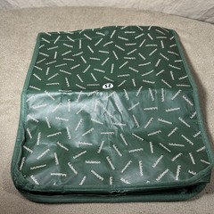 lululemon Reusable Shopping Tote 16’ Bag Green All Over Logo Recycled Foldable