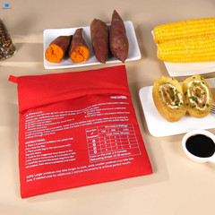 MyLifeUNIT Microwave Potato Bag, Baked Baking 10″ x 8″, Red