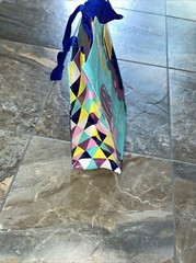 Blue Q HANDY TOTE 95% Post Consumer Materials Cool Reusable Green Lunch Gift Bag