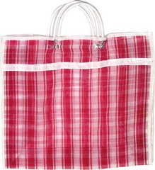 Assorted Colors High Thread Mesh Mexican Market Reusable Bags 13×15 In 3 Pack
