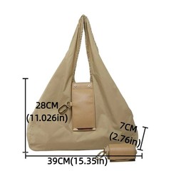 Reusable Tote Bag Lightweight Foldable Shopping Bag with keyring