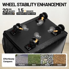 (Medium) Reusable Grocery Bag on Wheels with Upgraded -Resistant Fabric | Enh…